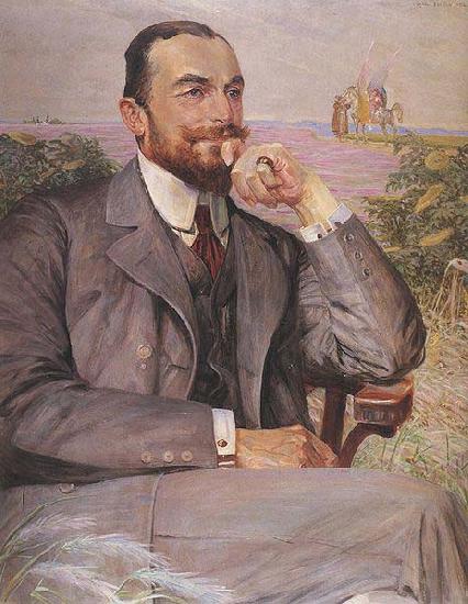 Jacek Malczewski Portret Ludwika Zelenskiego oil painting picture